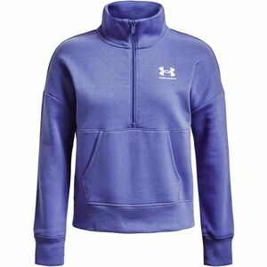 Under Armour RIVAL FLEECE HZ Női fleece pulóver, kék, méret kép