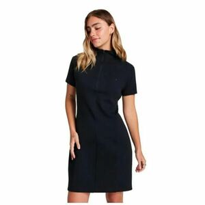 Converse STAR CHEVRON ZIP UP DRESS Női ruha, fekete, méret kép