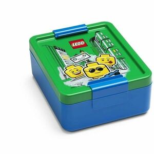 LEGO Storage BOX ICONIC BOY Uzsonnásdoboz, kék, méret kép