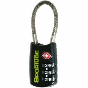 SPORTUBE TSA LOCK Kombinált lakat, fekete, méret kép