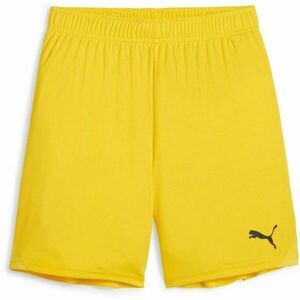Puma TEAMGOAL SHORTS Férfi futball rövidnadrág, sárga, méret kép