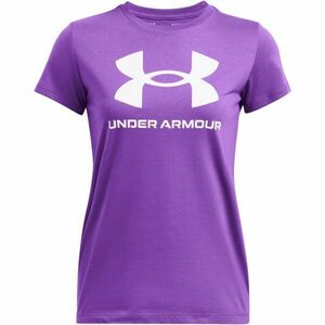 Under Armour LIVE SPORTSTYLE GRAPHIC SS Női póló, lila, méret kép