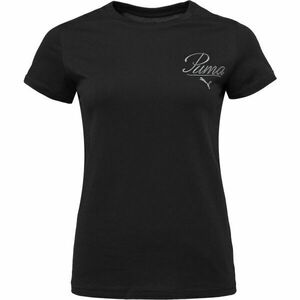 Puma ESSENTIALS SCRIPT TEE Női felső, fekete, méret kép