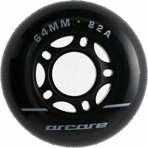 Arcore INLINE WHEELS 4PACK 64-82A Görkorcsolya kerék, fekete, méret kép