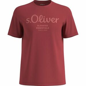 s.Oliver RL BIG SIZE LOGO NOOS Férfi póló, bordó, méret kép