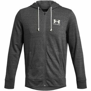 Under Armour RIVAL TERRY LC FZ Férfi pulóver, szürke, méret kép