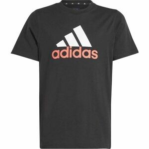 adidas ESSENTIALS TWO-COLOR BIG LOGO COTTON T-SHIRT Junior póló, fekete, méret kép