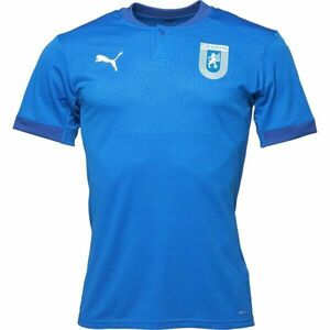 Puma TEAMFINAL 21 GRAPHIC JERSEY Férfi sportpóló, kék, méret kép