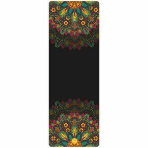 YOGGYS TRAVEL YOGA MAT 1 MM VINTAGE MANDALA Utazó jógamatrac, fekete, méret kép