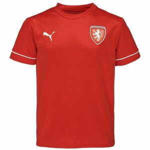Puma TEAM GOAL TRAINING JERSEY CORE JR Fiú póló sportoláshoz, piros, méret kép