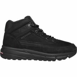 Tommy Hilfiger WARM NUBUCK HYBRID B Férfi téli cipő, fekete, méret kép