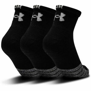 Under Armour HEATGEAR QUARTER 3PK Uniszex zokni, fekete, méret kép