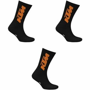 KTM SOCKS LONG Férfi zokni, fekete, méret kép