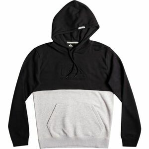 Quiksilver EMBOSS HOOD Férfi pulóver, fekete, méret kép