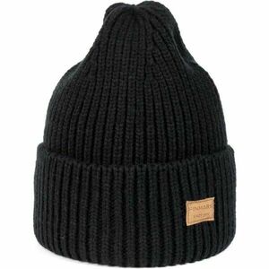 Finmark WINTER HAT Férfi kötött téli sapka, fekete, méret UNI kép
