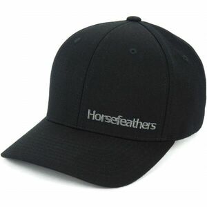 Horsefeathers BECKETT CAP Flexfit baseball sapka, fekete, méret kép