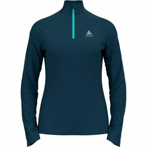 Odlo W MID LAYER 1/2 ZIP ESSENTIALCERAMIWARM Női felső, sötétkék, méret kép