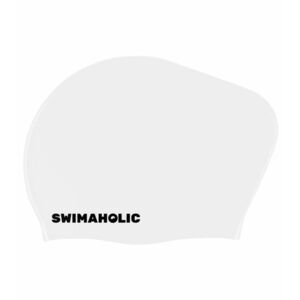 úszósapka hosszú hajra swimaholic long hair cap fehér kép