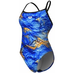 Arena performance gold leaves challenge back blue river multi/black xs kép