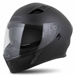 Motoros bukósisak Cassida Orbit Solid fekete matt / fekete, polikarbonát héj, napellenző, Pinlock® 70 fólia előkészítés kép