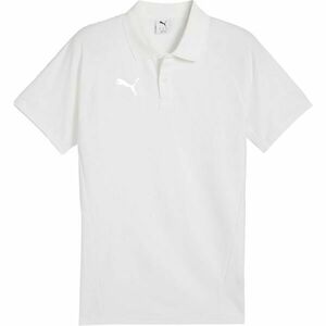 Puma TEAMEVOSTRIPE POLO Férfi galléros póló, fehér, méret kép