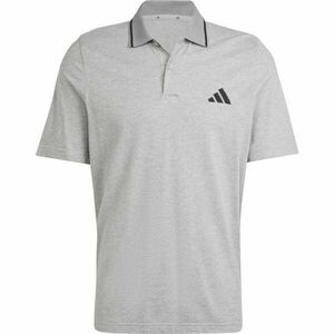 adidas ESSENTIALS PIQUÉ SMALL LOGO Férfi felső, szürke, méret kép