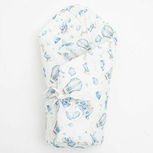 NEW BABY WRAP Gyerek pólya, fehér, méret kép