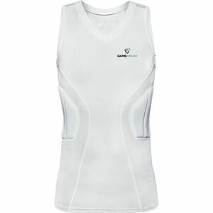 GAMEPATCH PADDED SHIRT PRO Kompresziós uniszex trikó, fehér, méret kép