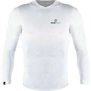 GAMEPATCH COMPRESSION SHIRT Kompessziós uniszex póló, fehér, méret kép