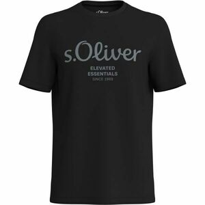s.Oliver RLBS T-SHIRT SS NOOS Férfi póló, fekete, méret kép