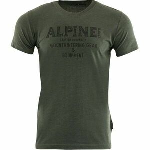 ALPINE PRO BREGAR Férfi póló, khaki, méret kép