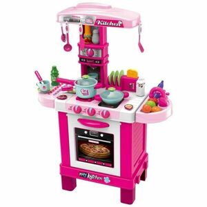 BABY MIX CHEF Gyermekkonyha, rózsaszín, méret kép