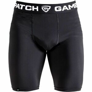 GAMEPATCH COMPRESSION SHORTS Kompessziós uniszex rövidnadrág, fekete, méret kép