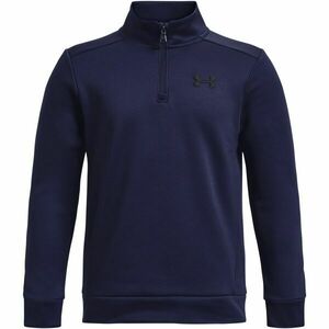 Under Armour ARMOUR FLEECE 1/4 ZIP Fiú pulóver, sötétkék, méret kép