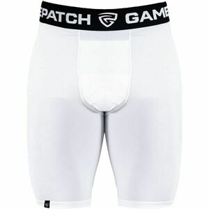 GAMEPATCH COMPRESSION SHORTS Kompessziós uniszex rövidnadrág, fehér, méret kép