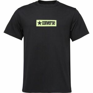 Converse ARCHIVE BOX TEE Férfi póló, fekete, méret kép