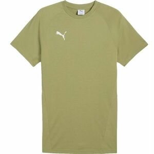 Puma TEAMEVOSTRIPE TEE Férfi póló, khaki, méret kép