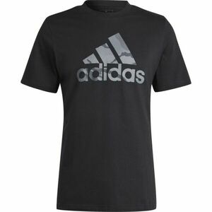 adidas CAMO BADGE OF SPORT GRAPHIC Férfi póló, fekete, méret kép