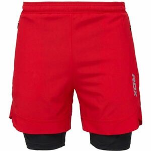 RDX T16 COMPRESSION MMA SHORTS 2IN1 MMA rövidnadrág, piros, méret kép