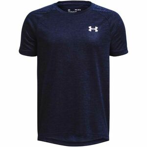 Under Armour UA TECH 2.0 SS Fiú póló sportoláshoz, sötétkék, méret kép