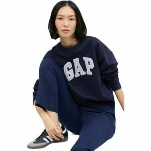 GAP HERITAGE CREW Női pulóver, sötétkék, méret kép