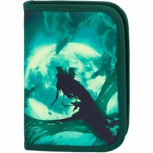BAAGL CLASSIC CASE DRAGON Klasszikus iskolai tolltartó, zöld, méret kép