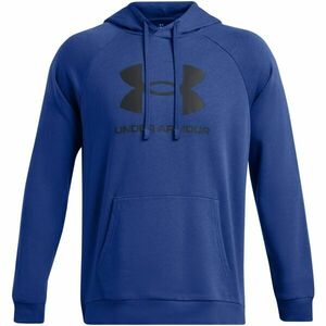 Under Armour RIVAL FLEECE LOGO HD Férfi pulóver, kék, méret kép