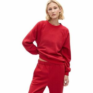 GAP NEW RAGLAN CREW Női pulóver, piros, méret kép