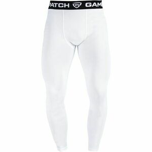 GAMEPATCH COMPRESSION PANTS Kompessziós uniszex leggings, fehér, méret kép