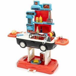 BABY MIX GRILL Játék grillkészlet autóban, narancssárga, méret kép