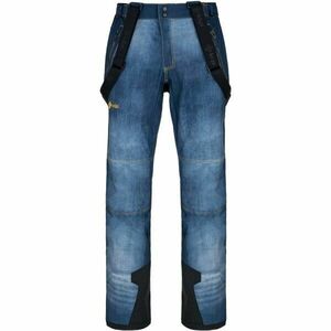 KILPI JEANSO Férfi softshell sínadrág, kék, méret kép