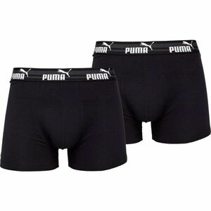 Puma ELEMENTS MEN BOLD LOGO BOXERS 2P Férfi boxeralsó, fekete, méret kép