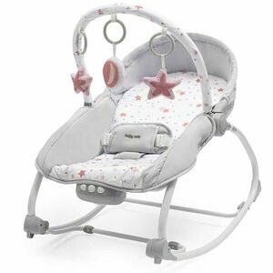 BABY MIX STARS Multifunkciós hintaágy, szürke, méret kép
