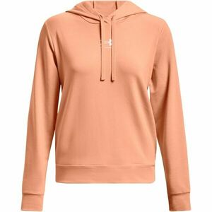 Under Armour RIVAL TERRY HOODIE Női pulóver, narancssárga, méret kép